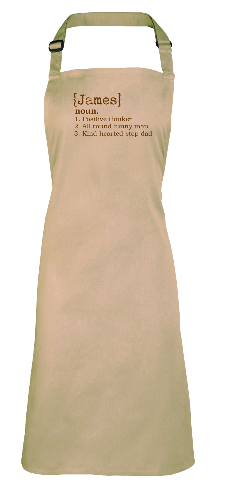 Personalised Definition Apron Purple Mingo